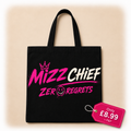 Black Zero Regrets Tote