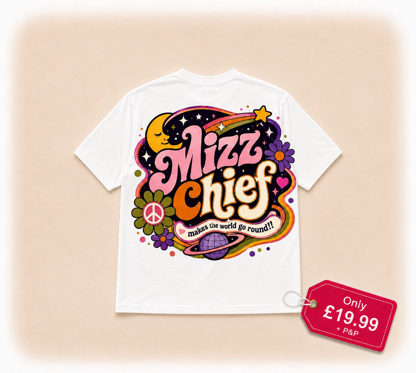 Boho Night White T