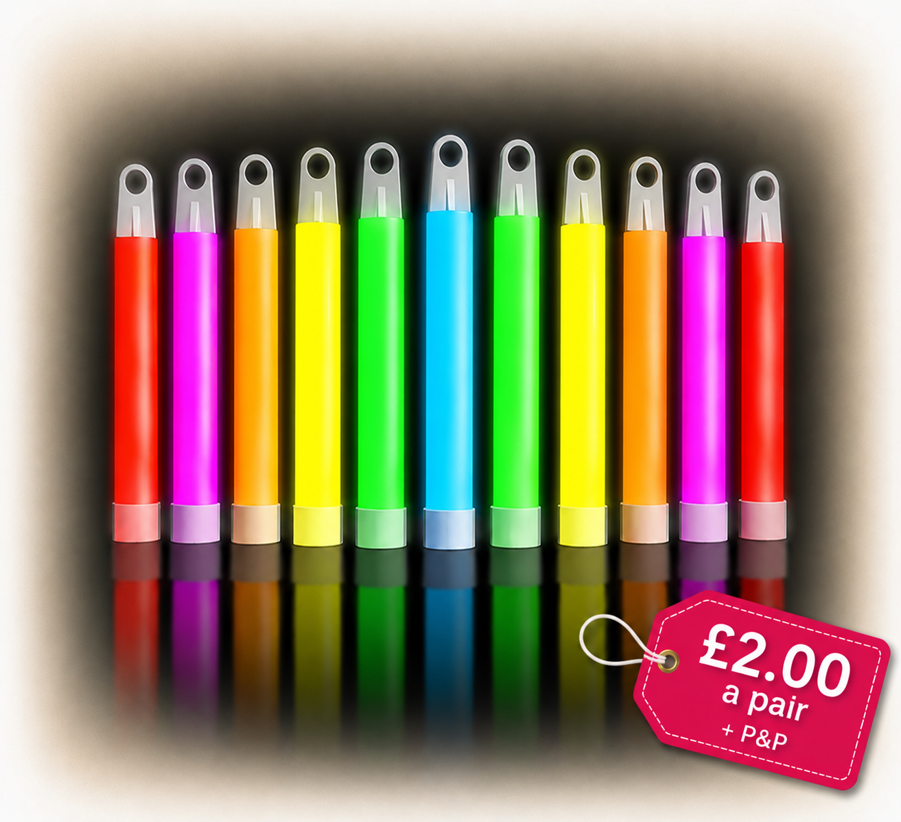 Premium Glow Sticks (mixed pair)
